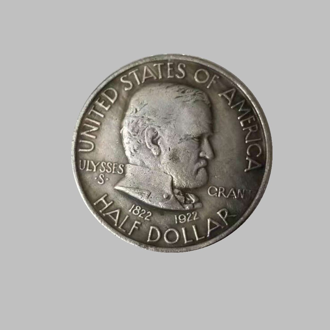 1822-1922 -S HALF DOLLARS SILVER COIN (1 of 2)