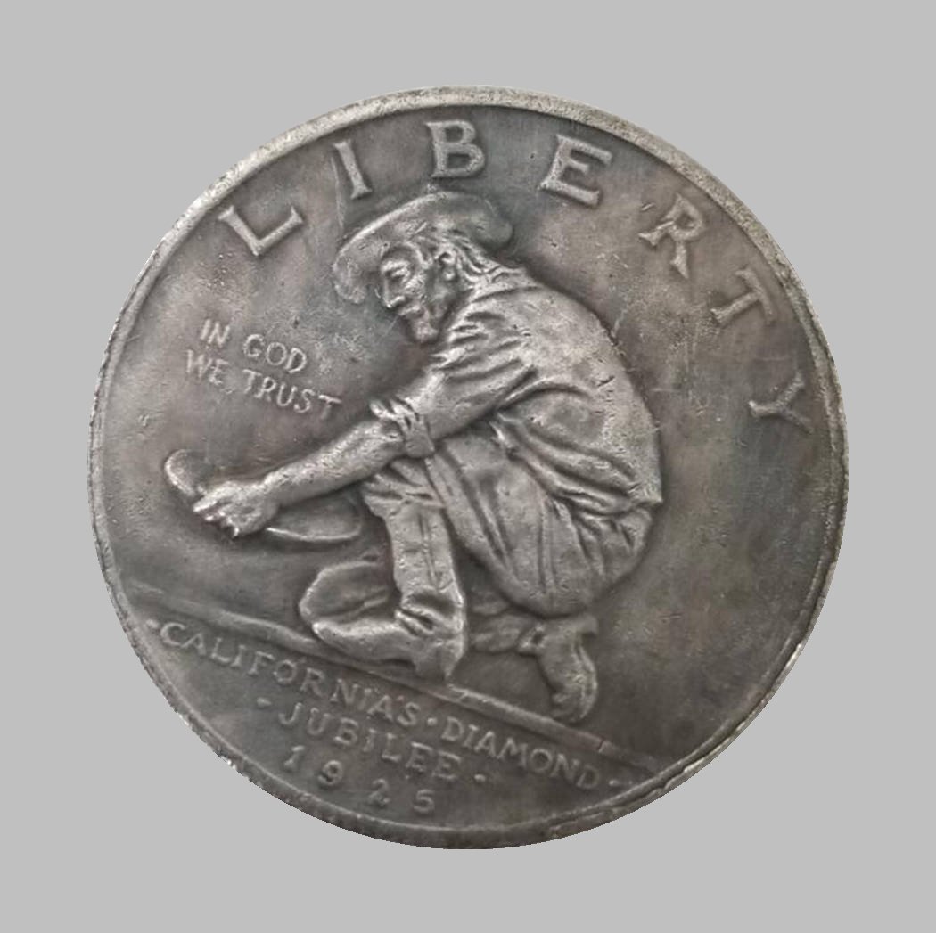 1925 S HALF DOLLARS SILVER COIN (1 of 2)