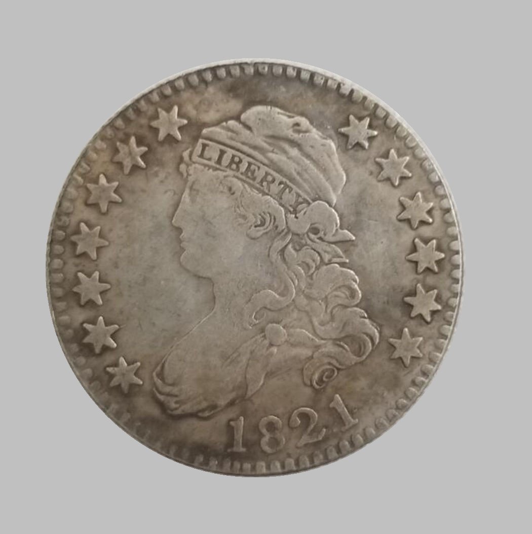 1821 25C. DOLLARS SILVER COIN (1 of 2)