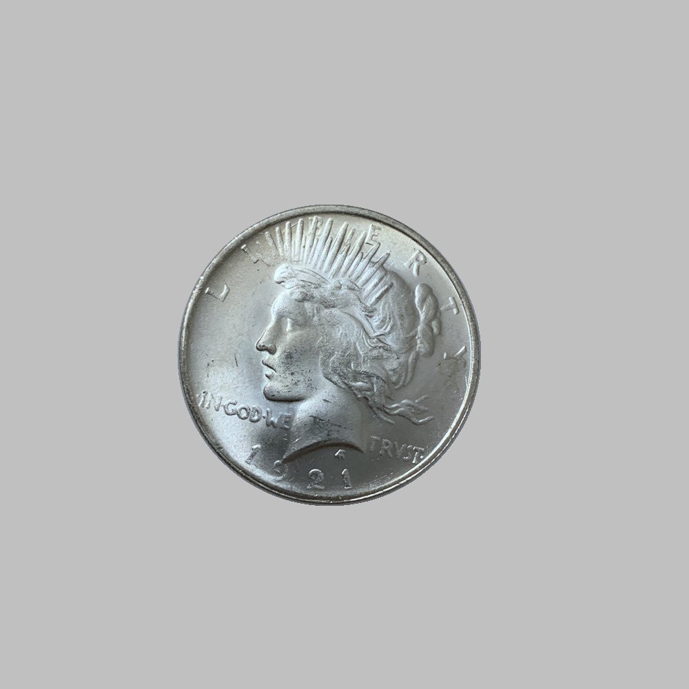 1921 ONE DOLLARS PEACE SILVER COIN (1 of 2)