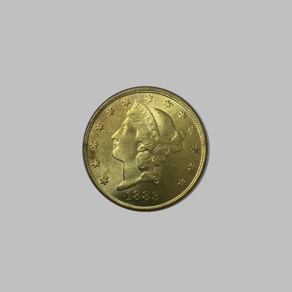 1883-CC TWENTY DOLLARS GOLD COIN (1 of 2)