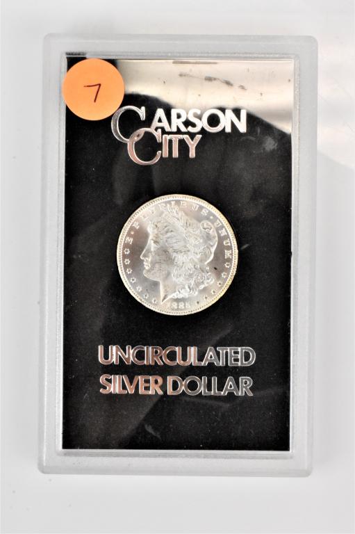 1885CC Carson City GSA morgan silver dollar (1 of 3)