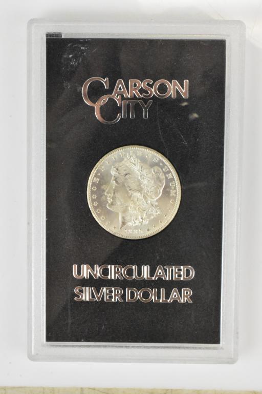 1885CC Carson City GSA Morgan silver dollar UNC (1 of 5)