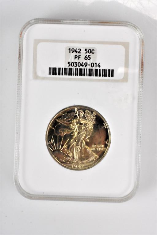 1942 PF65 Walking Liberty Half Dollar NGC Proof (1 of 3)