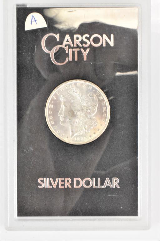 1885CC Carson City GSA Morgan silver dollar Carson City (1 of 4)