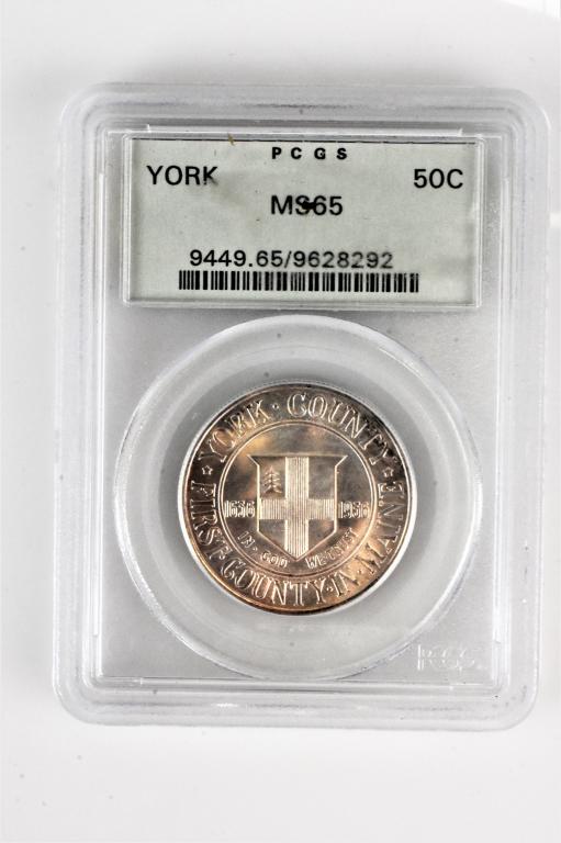1936 York Maine MS65 Comemorative silver Half PCGS (1 of 3)
