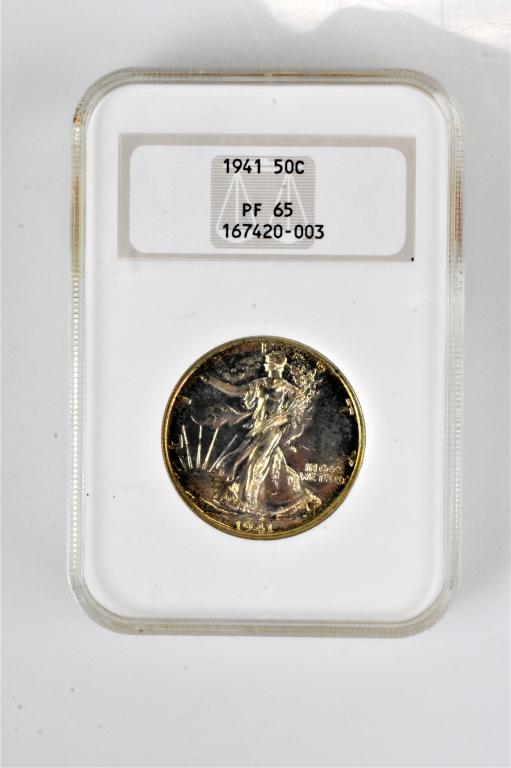 1941 PF65 Walking Liberty Half NGC Proof coin (1 of 2)