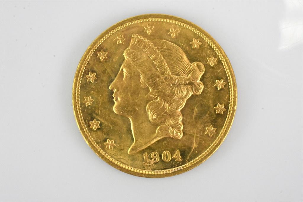 1904 $20 Liberty Gold Piece (1 of 2)