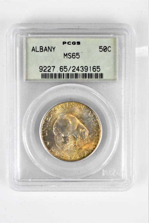 1936 Albany NY MS65 Comemorative half PCGS (1 of 3)