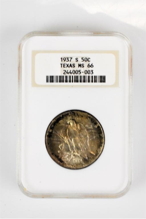 1937S MS66 Texas Comemorative half dollar NGC (1 of 3)