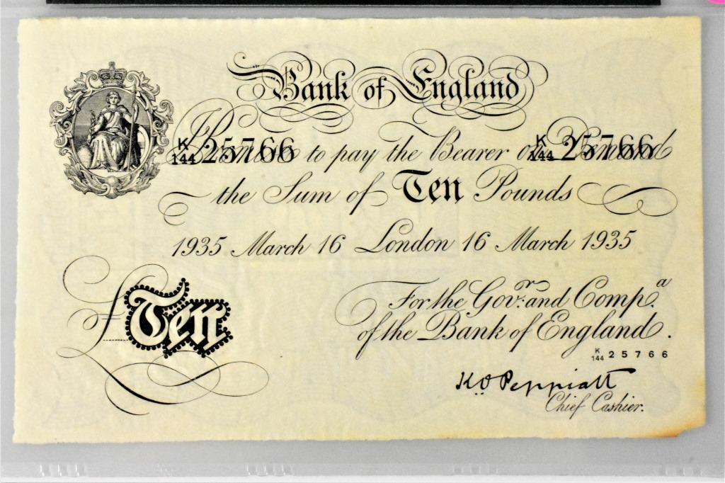 WWII Operation Bernhard 10# note AU55 German Count (1 of 2)