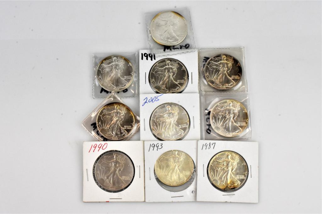 10 american silver eagles (1 of 5)