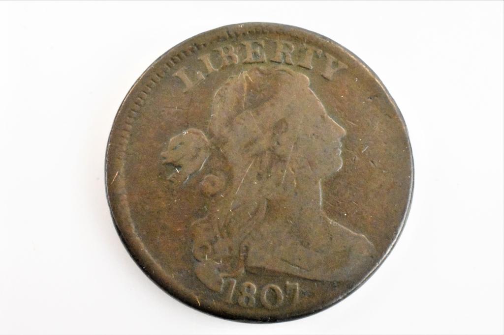 1807 large cent s-276 (1 of 3)