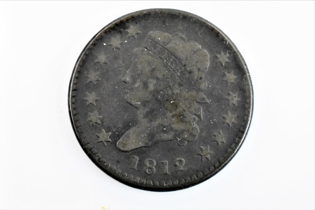 1812 large cent s-289 VG/F (1 of 3)