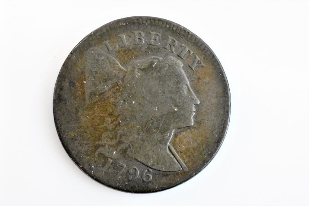 1796 large cent possibe obv I G/VG s-81 n 82 (1 of 3)