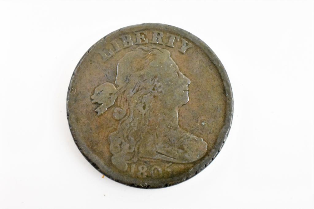 1805 large cent s-267 F/VF (1 of 3)