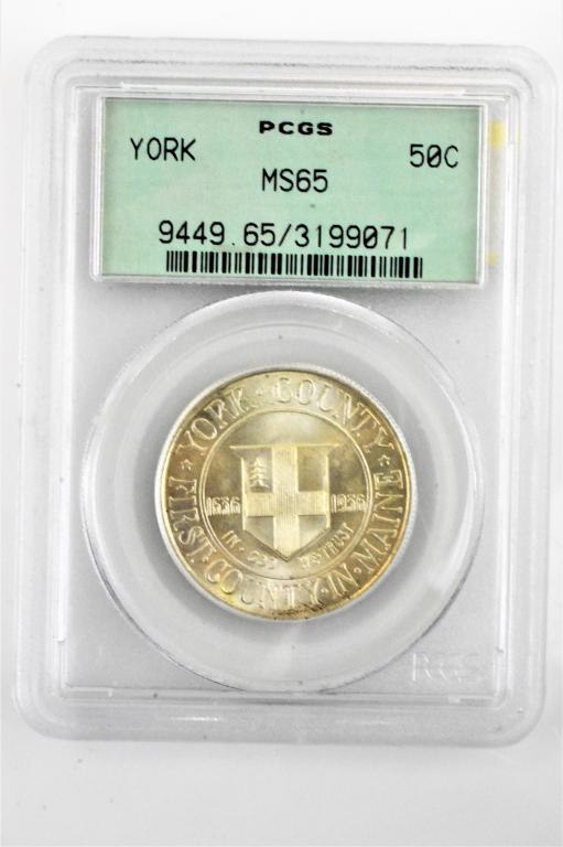 1936 York MS65 commemortive half PCGS (1 of 3)