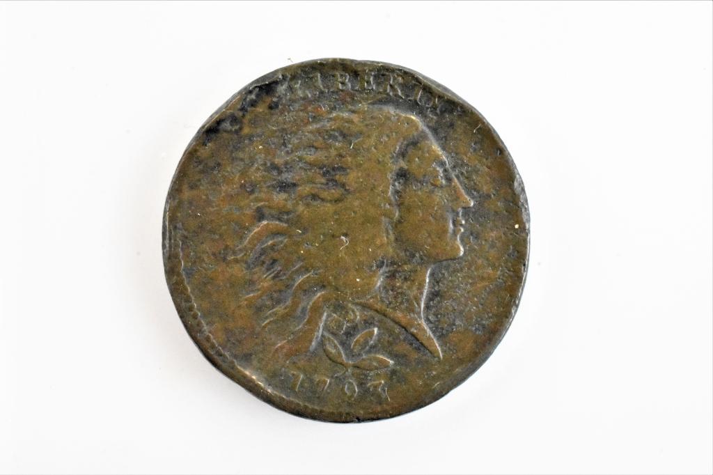 1793 Wreath large cent S-6 F/VF (1 of 3)
