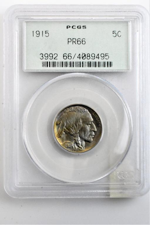 1915 proof buffalo nickel PR66 PCGS (1 of 3)