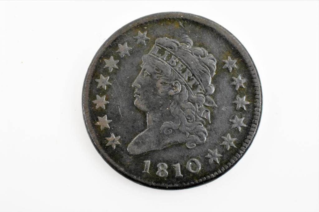 1810 large cent VF/XF (1 of 2)