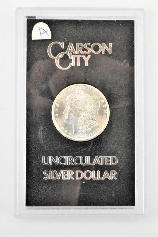 1885CC Carson City GSA morgan silver dollar (1 of 4)