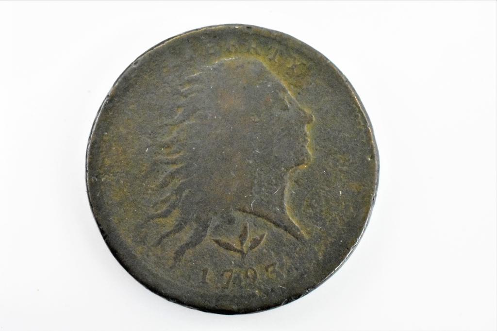 1793 wreath large cent s-10 VG/F (1 of 3)