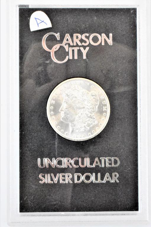 1885CC Carson City GSA morgan silver dollar (1 of 4)