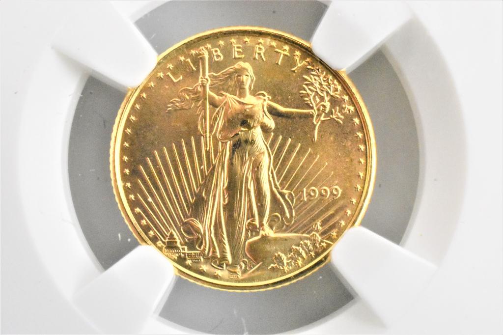 1991 1/10oz gold american eagle MS69 NGC (1 of 3)
