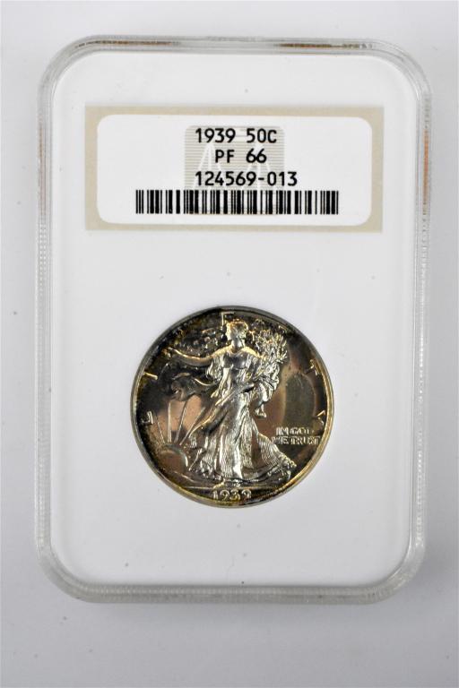 1939 proof walking liberty half dollar PF66 NGC (1 of 3)