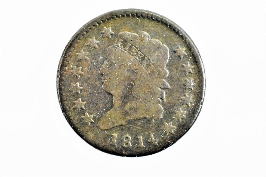 1814 large cent s-294 VG (1 of 2)