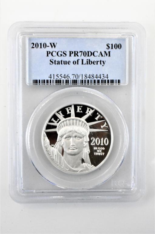 2010w 1oz platinum american eagle PR70DCAM PCGS (1 of 3)