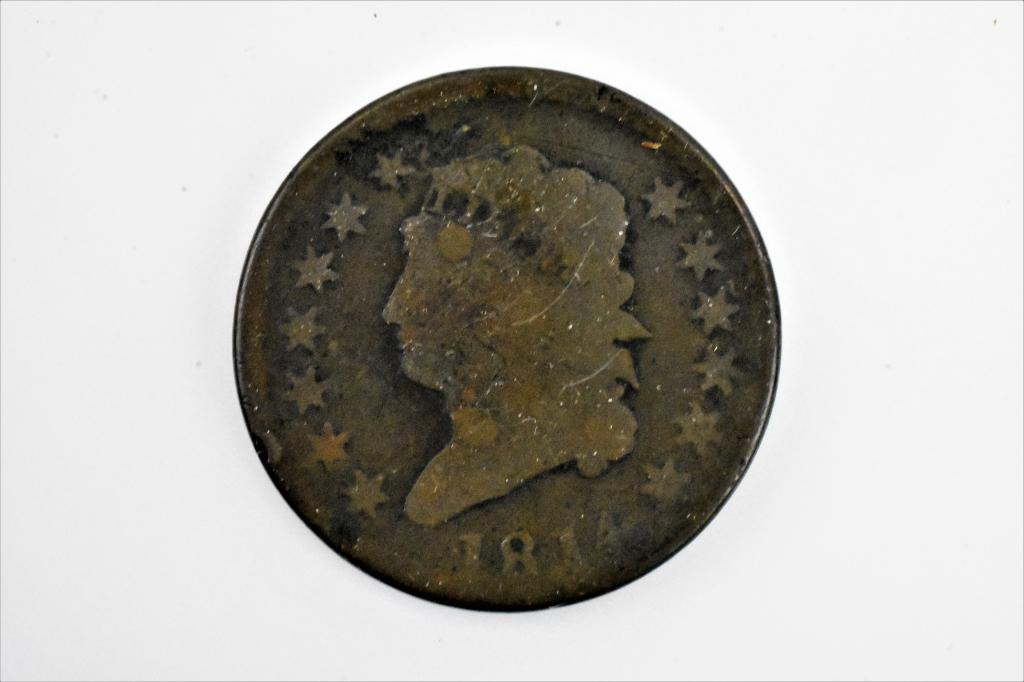 1814 large cent G (1 of 2)