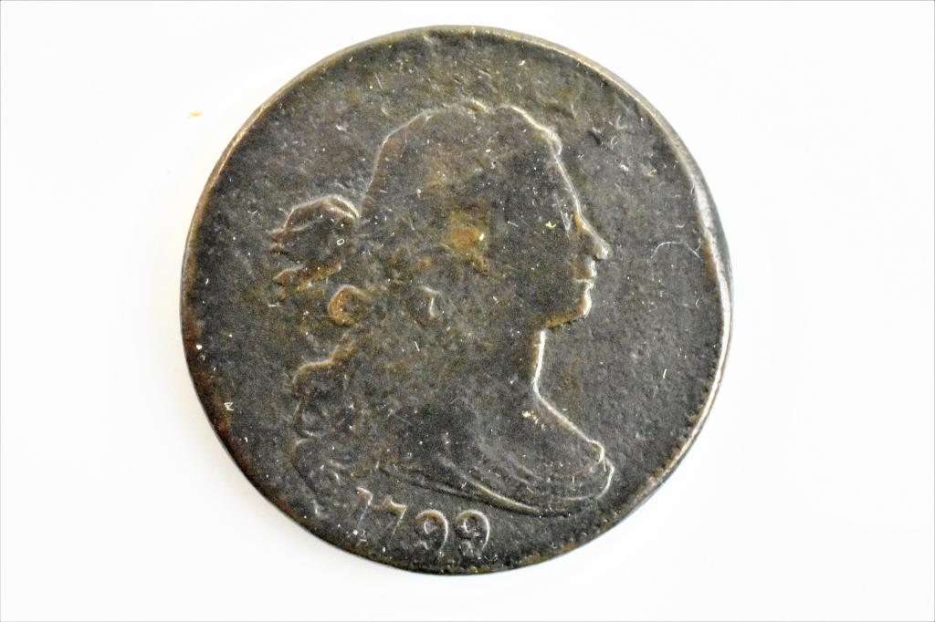 1799 large cent s-189 VG/VF (1 of 2)