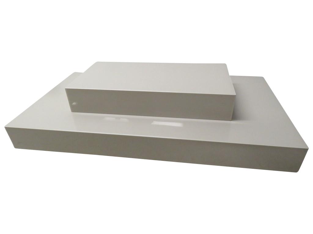 Acrylic Lucite 2 Tier Coffee Table (1 of 4)