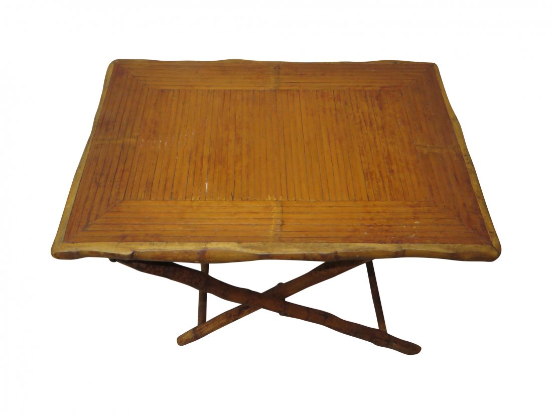 Bamboo Folding Table (1 of 4)