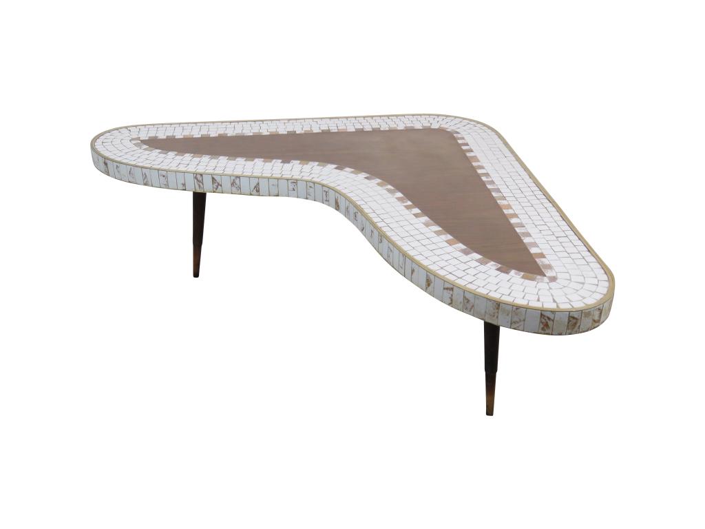 Tile Top  Boomerang Coffee Table (1 of 6)