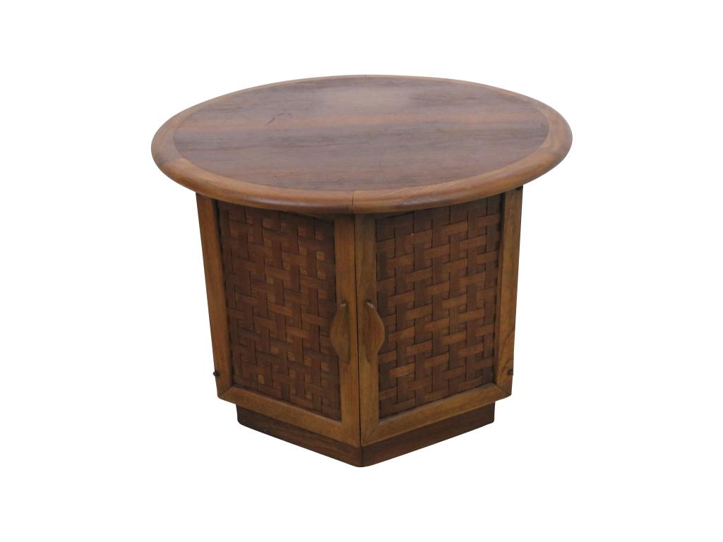 Lane Hexagonal cabinet Table (1 of 4)