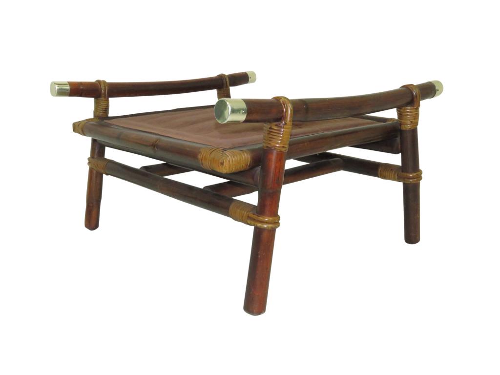 Ficks Reed Bamboo Ottoman (1 of 3)