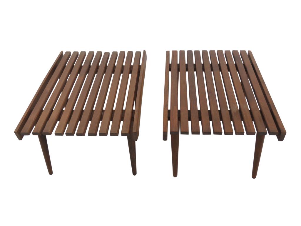 Pair Slat benches (1 of 5)