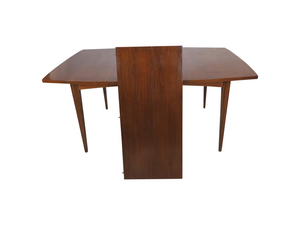 MCM Walnut Dining Table 1 Leaf (1 of 8)