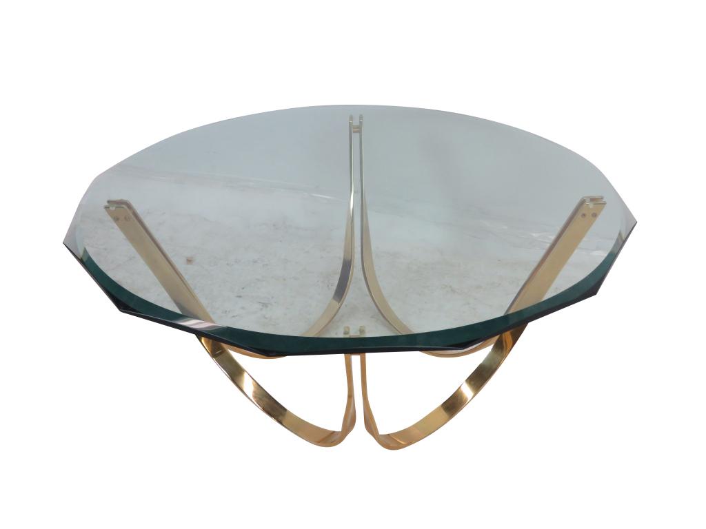 Roger Sprunger Brass Coffee Table (1 of 14)