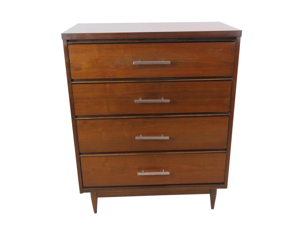 Walnut Dresser High Chest (1 of 10)