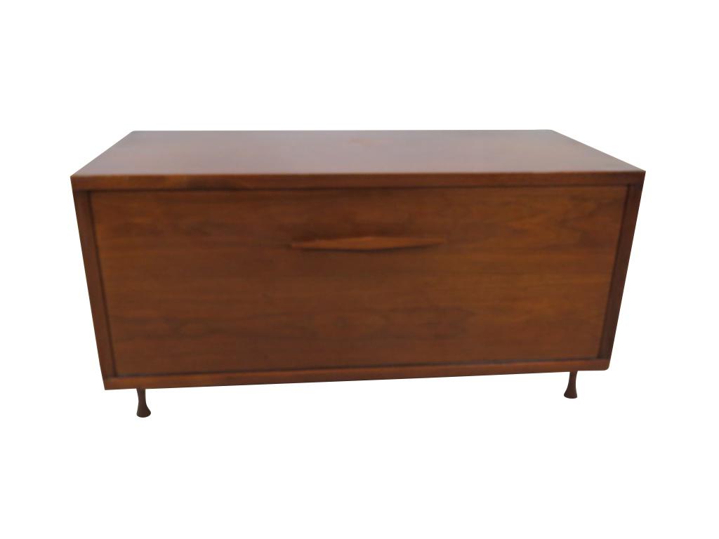 Danish Teak Drop Front Bar (1 of 6)