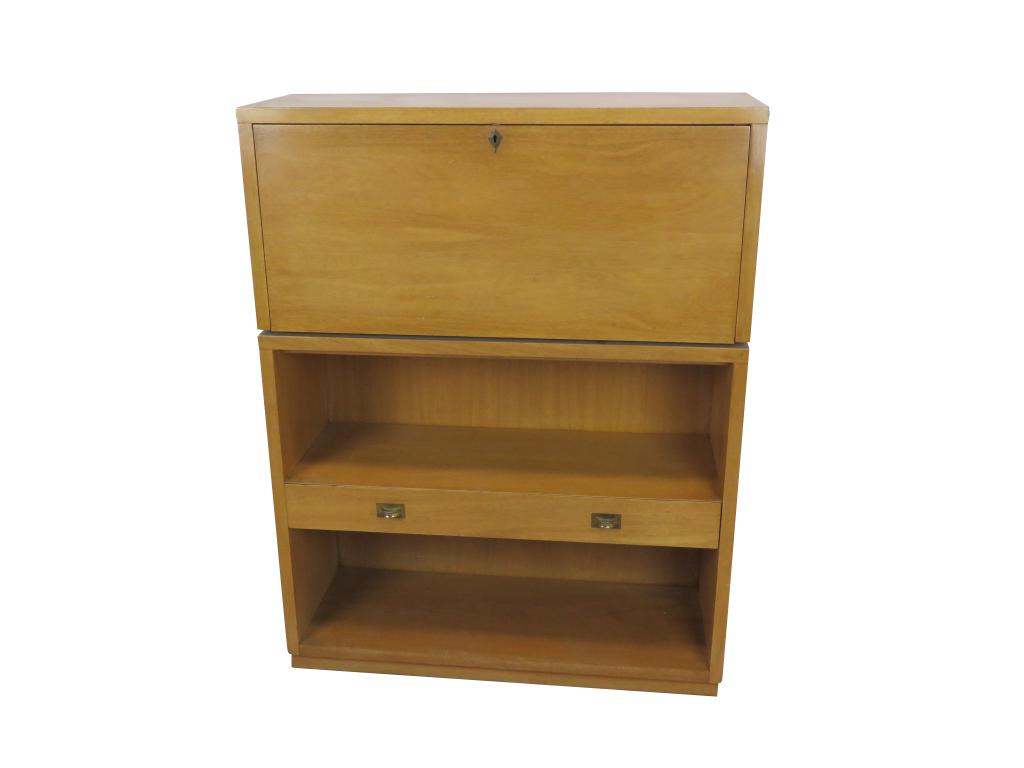 MCM Drop Front Desk Bookcase (1 of 4)