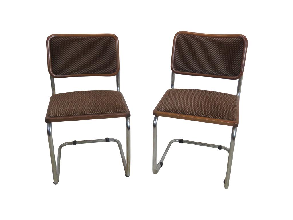 Pair Breuer Style Cesca Chairs (1 of 4)