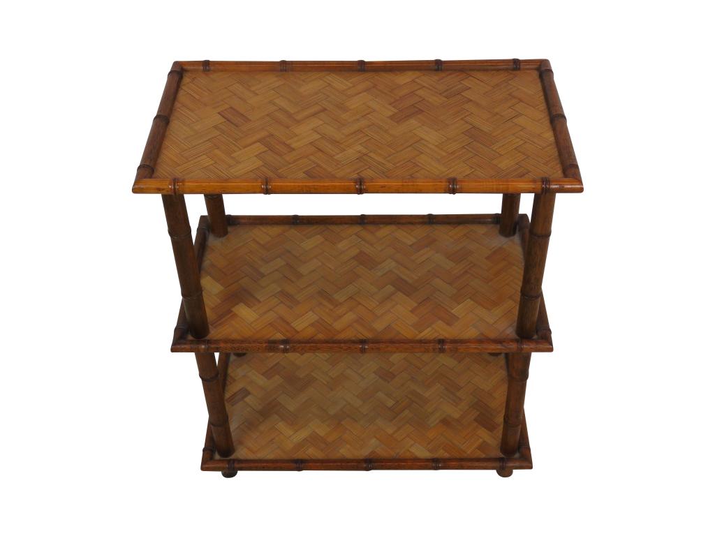Rattan 3 Tier Table Stand (1 of 4)
