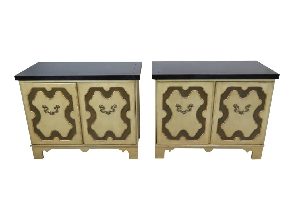Pair Baker Hollywood Regency Cabinets (1 of 13)