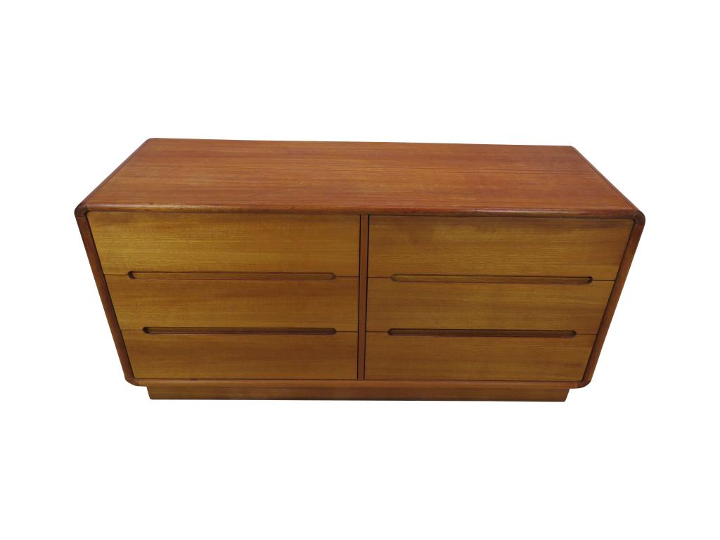 Teak 6 Drawer Dresser (1 of 5)
