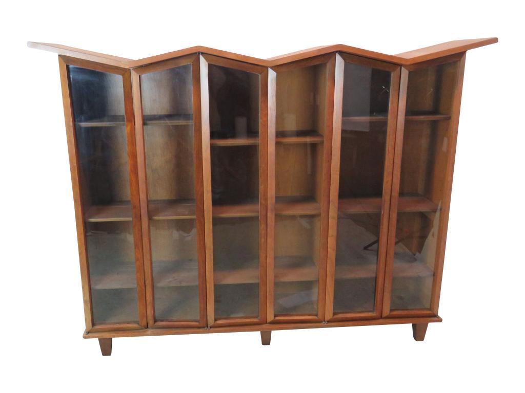 6 Door Bookcase Pagoda Top (1 of 6)