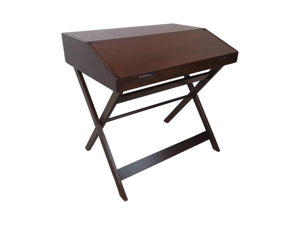 Campaign Style 2 Part Slant Desk: Campaign Style 2 Part slant lid Desk, 38"w, 27"d, 36.5"h